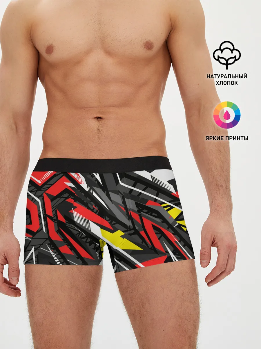 Мужские трусы боксеры / Фон. Абстракция.