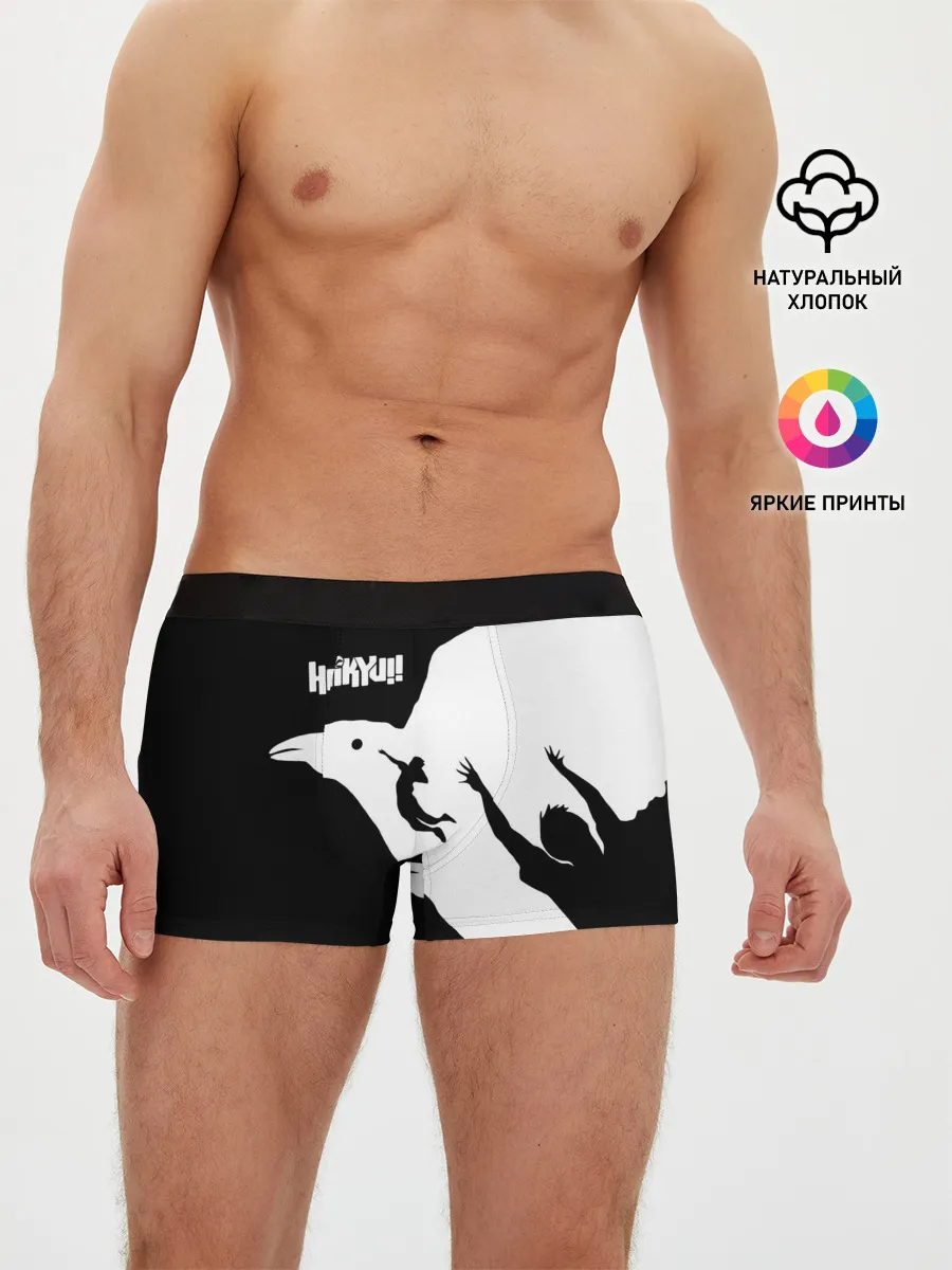 Мужские трусы боксеры / Ворон Карасуно Haikyu!!