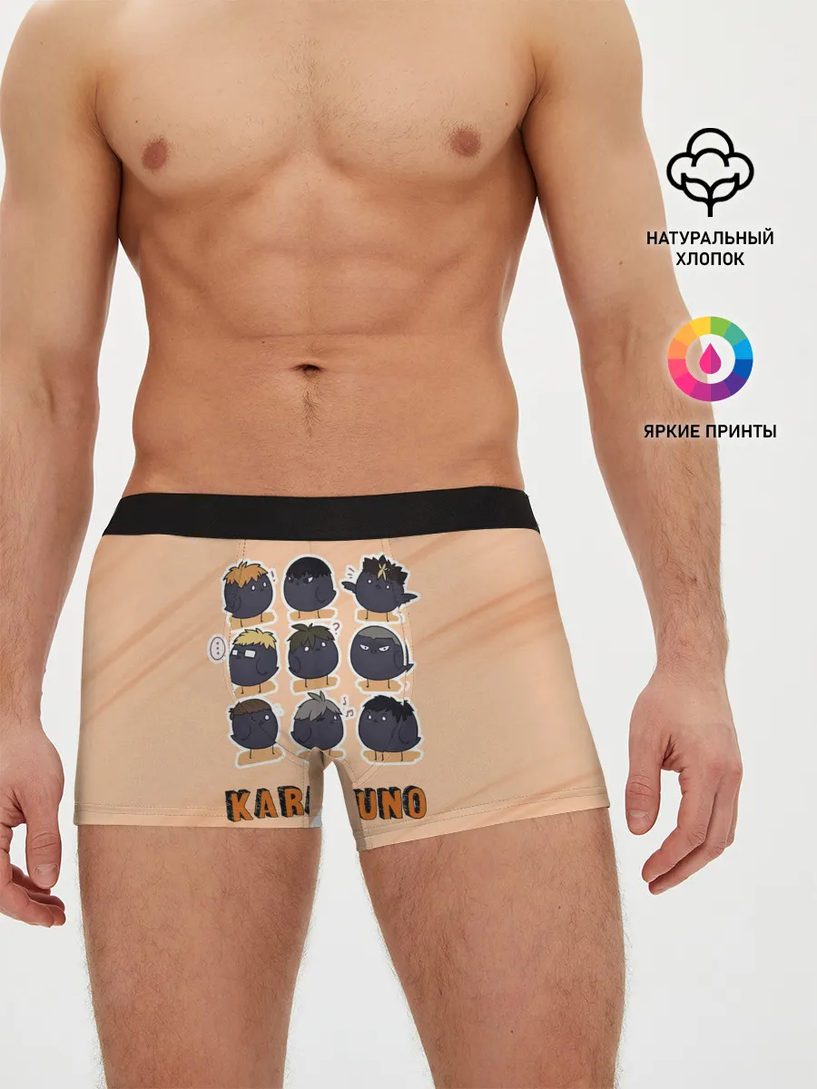 Мужские трусы боксеры / Вороны школы Карасуно Haikyu!!