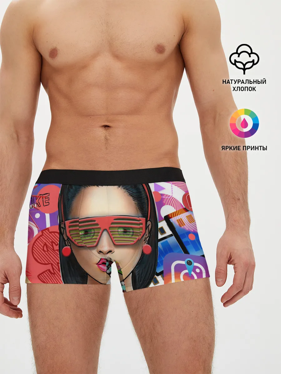 Мужские трусы боксеры / СтильНая Девушка