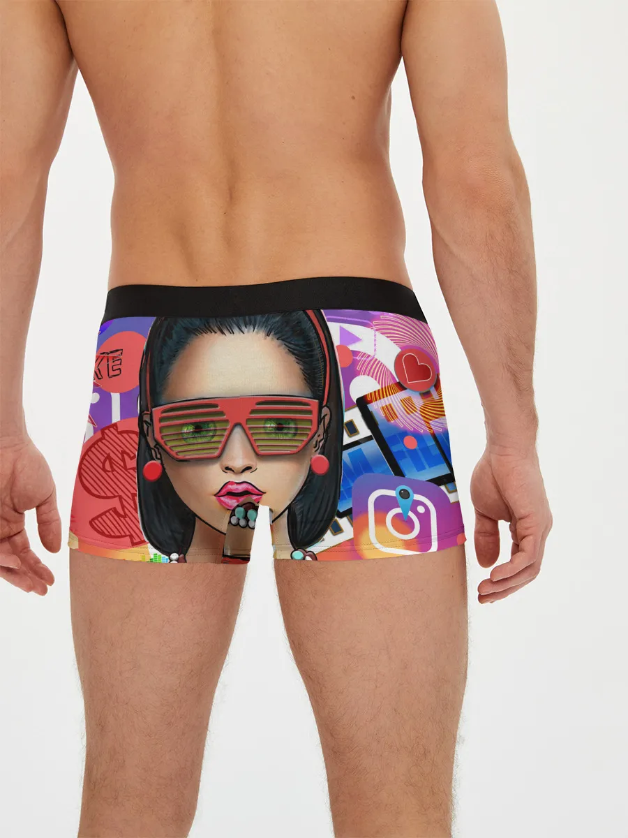 Мужские трусы боксеры / СтильНая Девушка