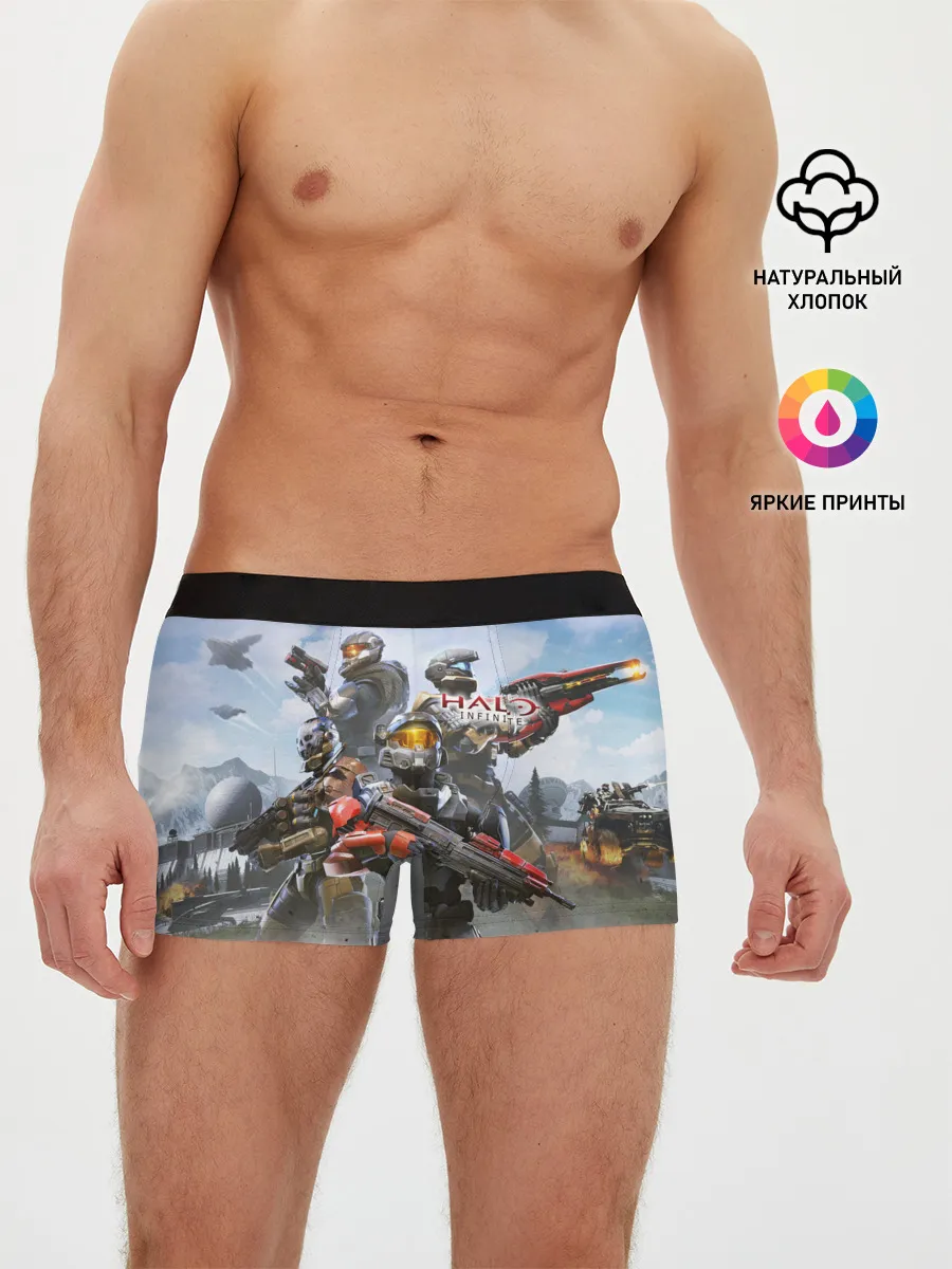 Мужские трусы боксеры / Halo Infinite