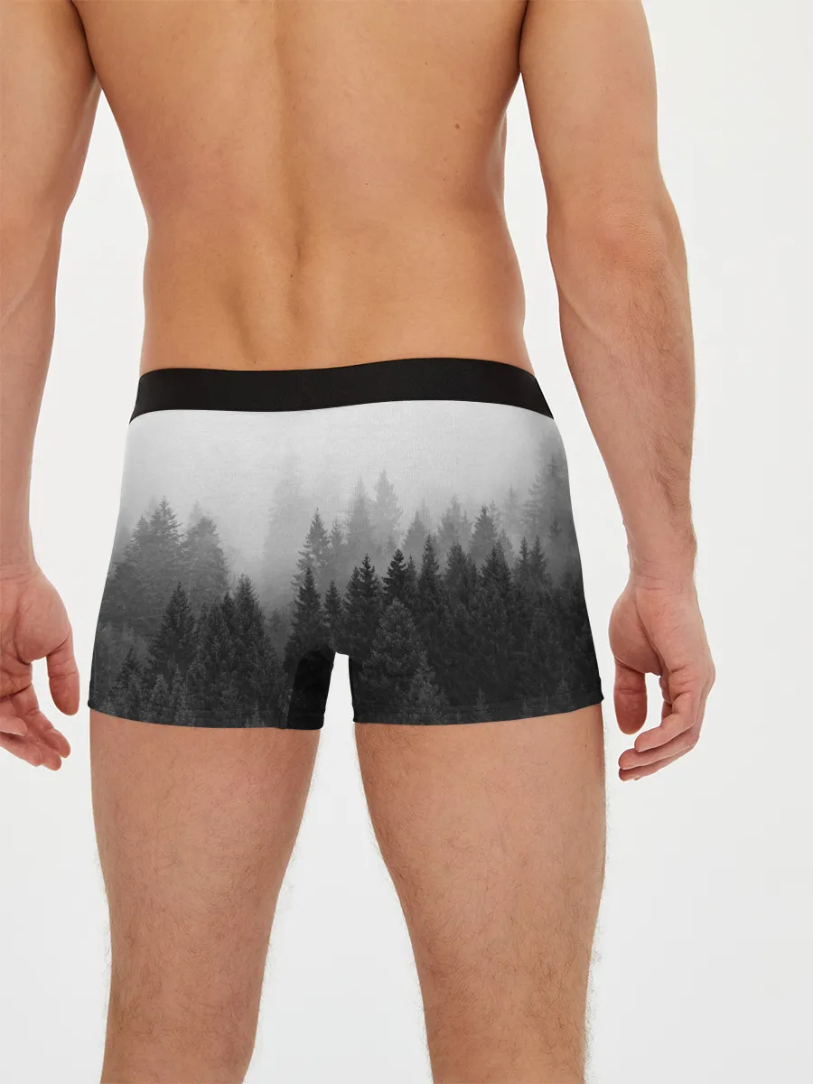 Мужские трусы боксеры / ДУХ ЛЕСА / ПОМНИ СВОИ КОРНИ