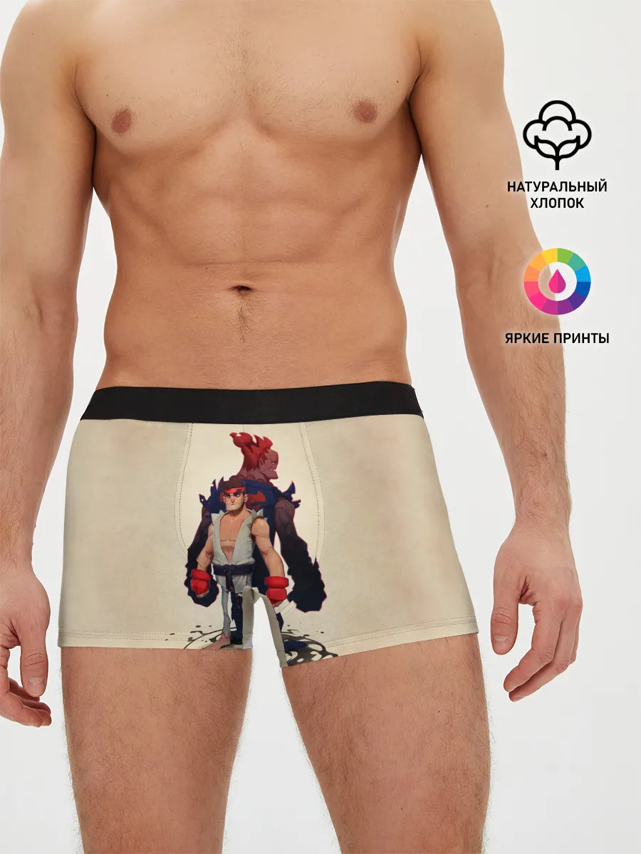 Мужские трусы боксеры / Рю и Акума