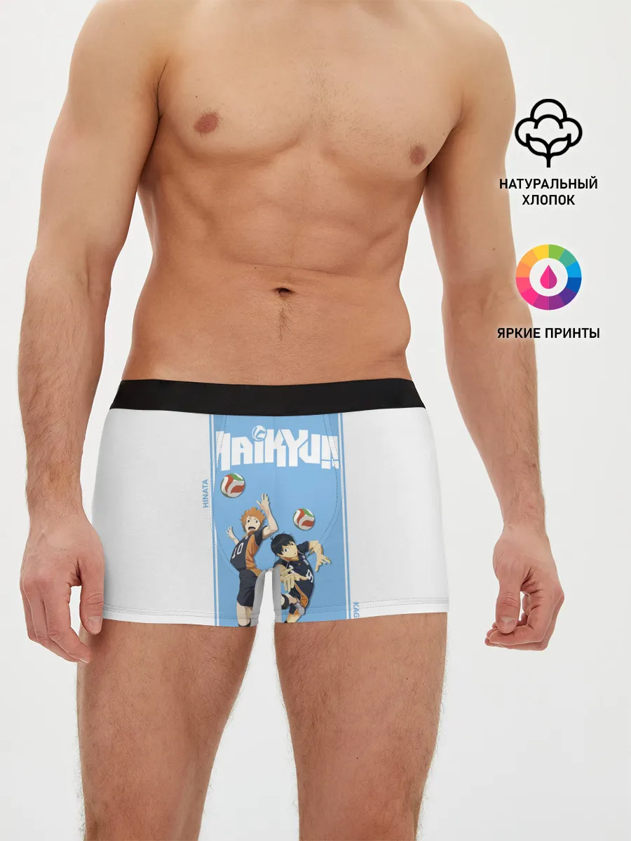 Мужские трусы боксеры / Хината и Кагеяма | Haikyuu!!