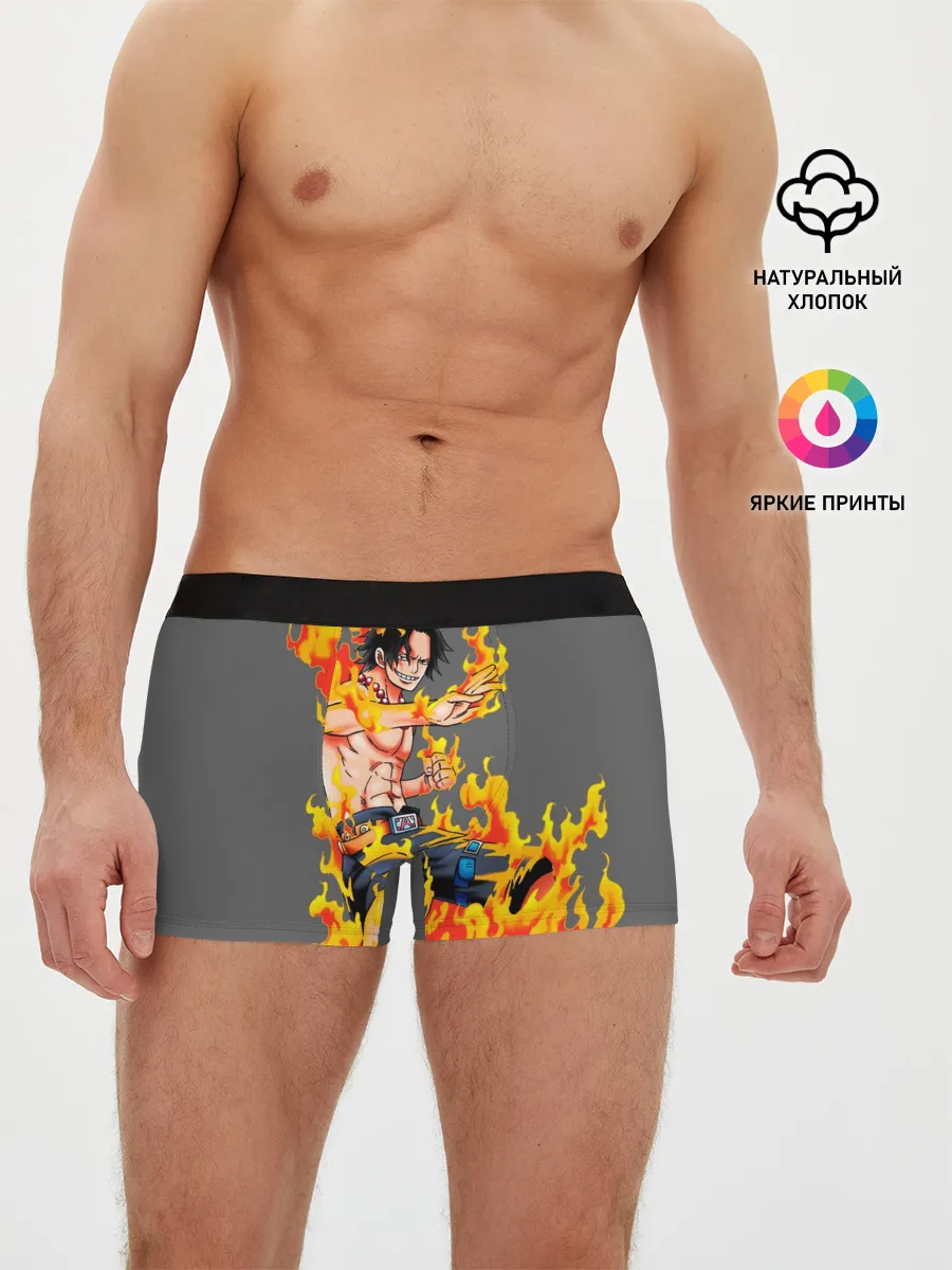 Мужские трусы боксеры / Портгас Д Эйс из One Piece