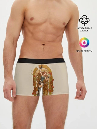 Мужские трусы боксеры / Лара с сокровищем