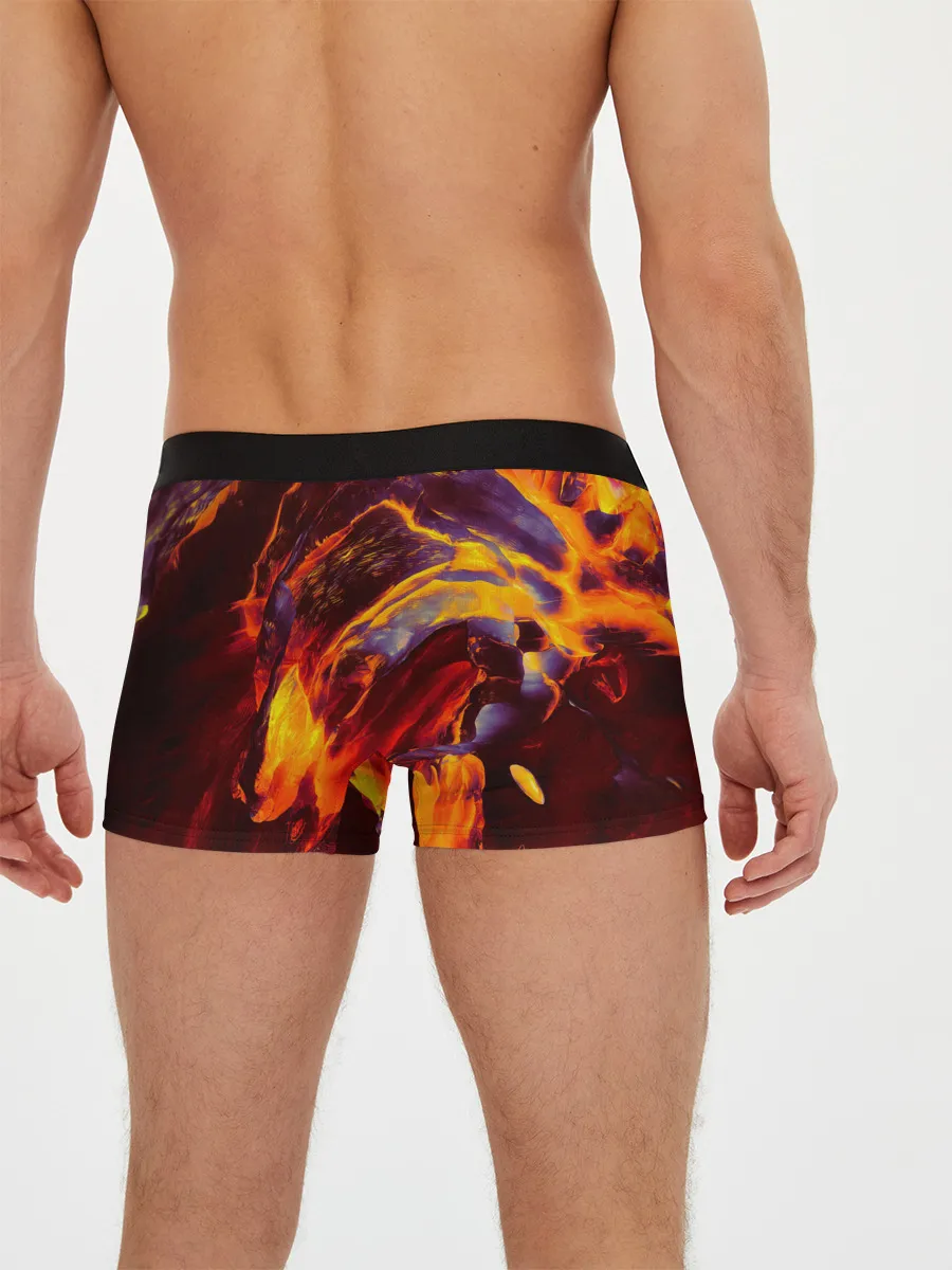 Мужские трусы боксеры / ОГНЕННЫЙ ГРАНЖ | FIRE GRUNGE
