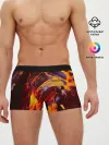 Мужские трусы боксеры / ОГНЕННЫЙ ГРАНЖ | FIRE GRUNGE