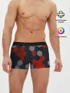Мужские трусы боксеры / РАЗНОЦВЕТНЫЕ СОТЫ 3D