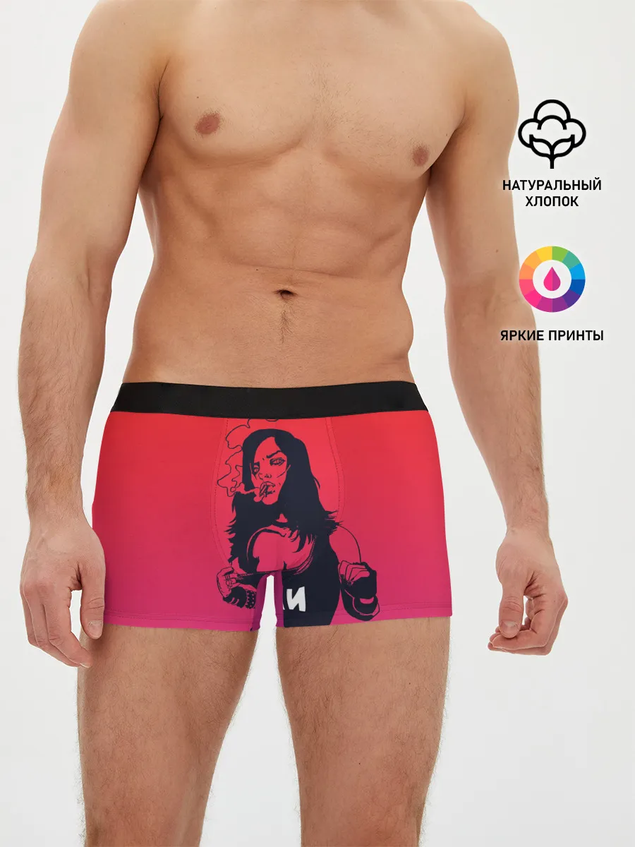 Мужские трусы боксеры / Фанатка NIN