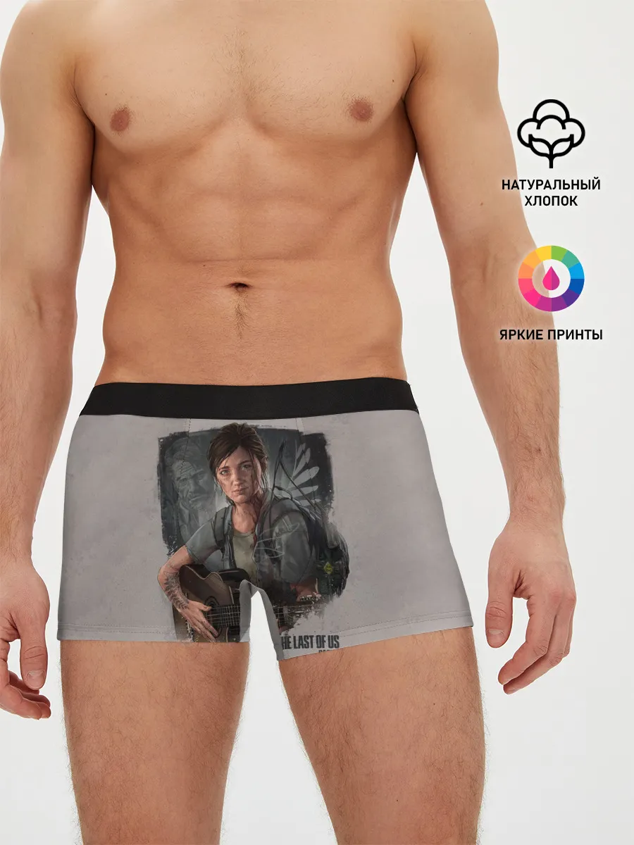 Мужские трусы боксеры / Элли с гитарой