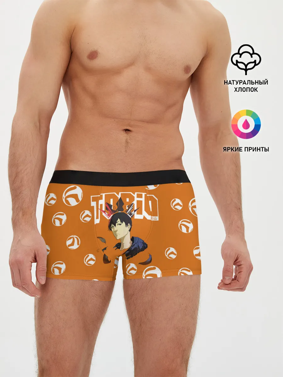 Мужские трусы боксеры / Тобио Кагеяма корона Haikyuu!!