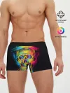 Мужские трусы боксеры / Череп-анаглиф