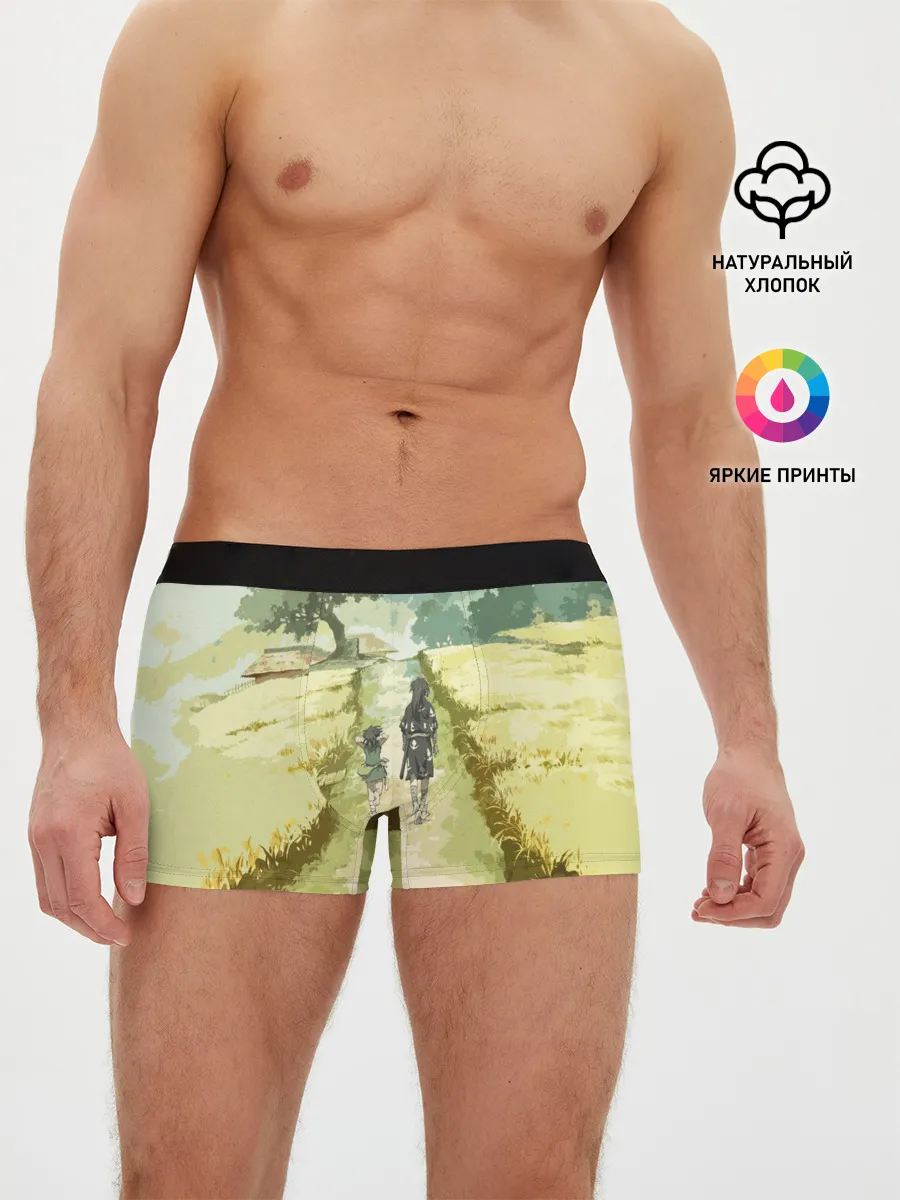 Мужские трусы боксеры / ХЯККИМАРУ И ДОРОРО