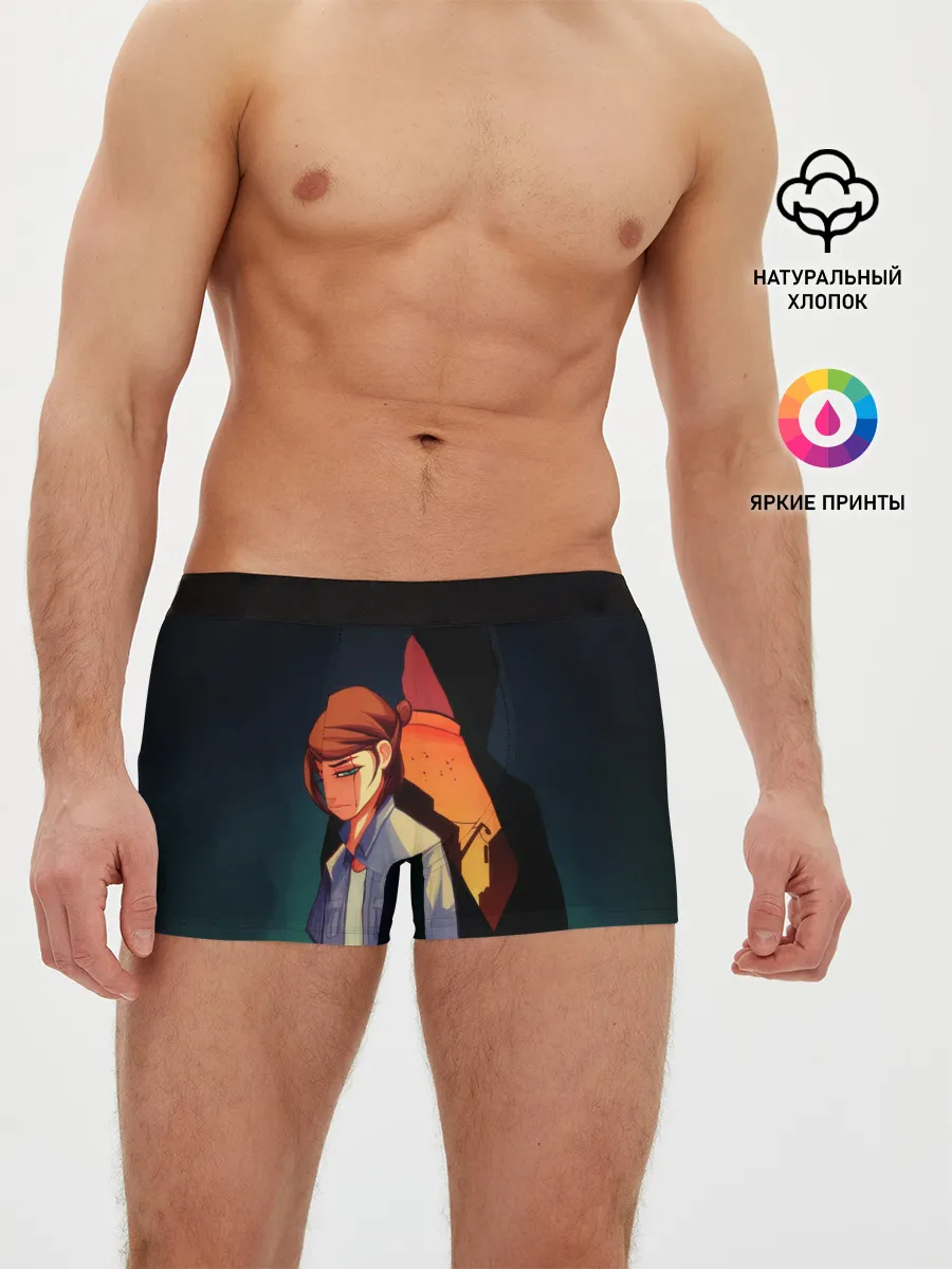 Мужские трусы боксеры / Анимационные Элли и Джоел