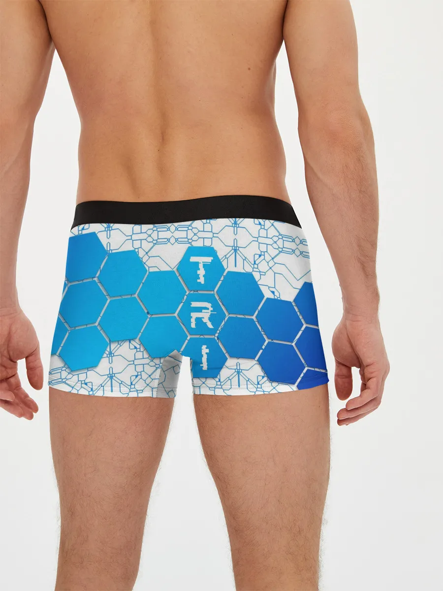 Мужские трусы боксеры / Плыви, Крути, Беги