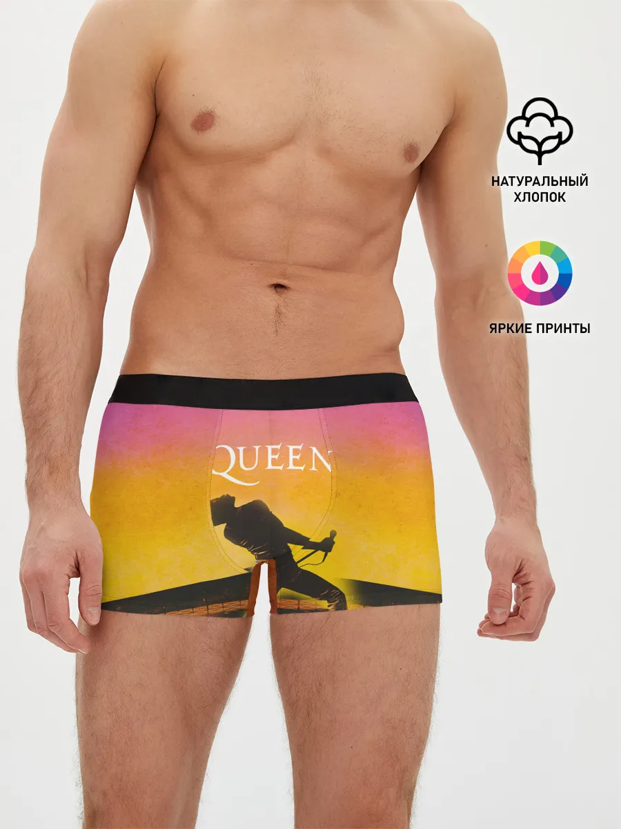 Мужские трусы боксеры / Queen | Freddie Mercury