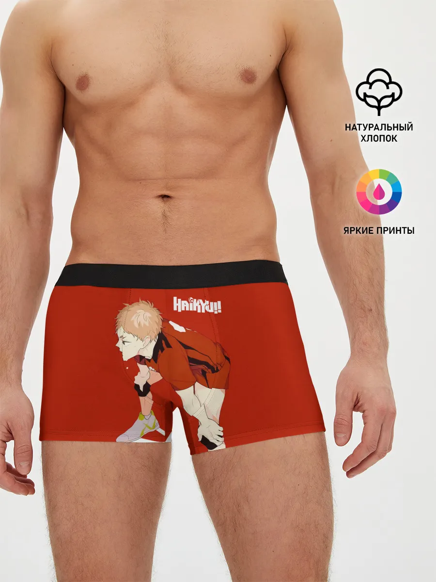 Мужские трусы боксеры / Мориске Яку старшая Некома