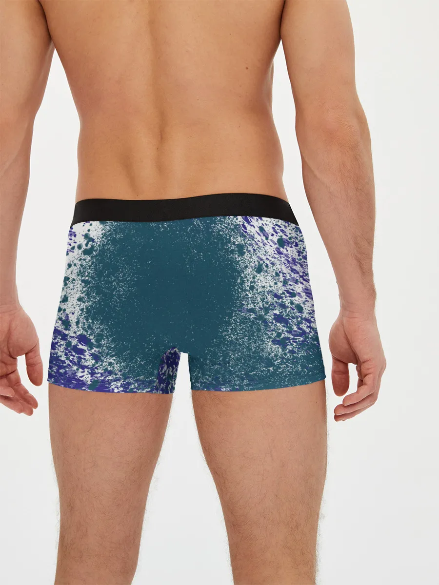 Мужские трусы боксеры / Голубая сойка