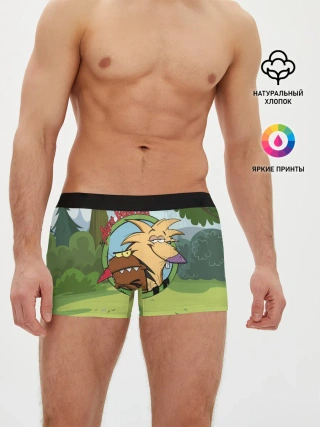 Мужские трусы боксеры / Крутые Бобры | Angry Beavers