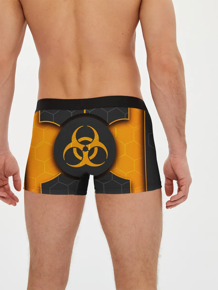 Мужские трусы боксеры / ХИМИЧЕСКАЯ ОПАСНОСТЬ 3D