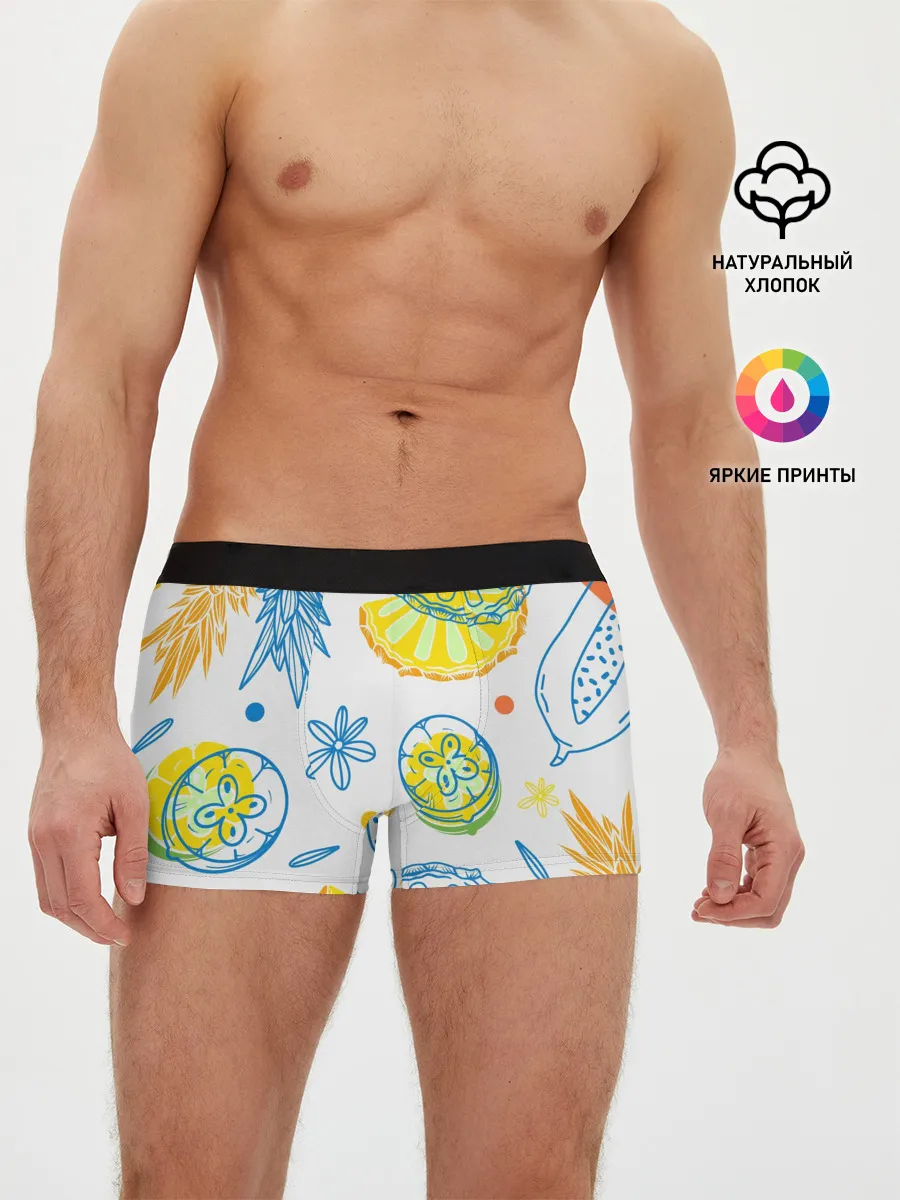 Мужские трусы боксеры / Фруктовое настроение