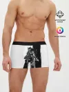 Мужские трусы боксеры / Берсерк черно-белый