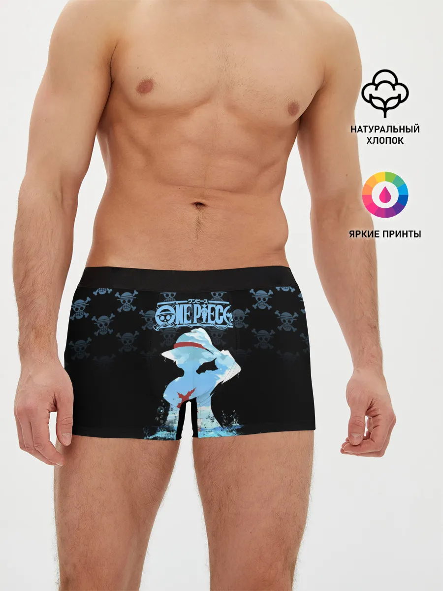 Мужские трусы боксеры / Луффи | Пираты Соломенной Шляпы