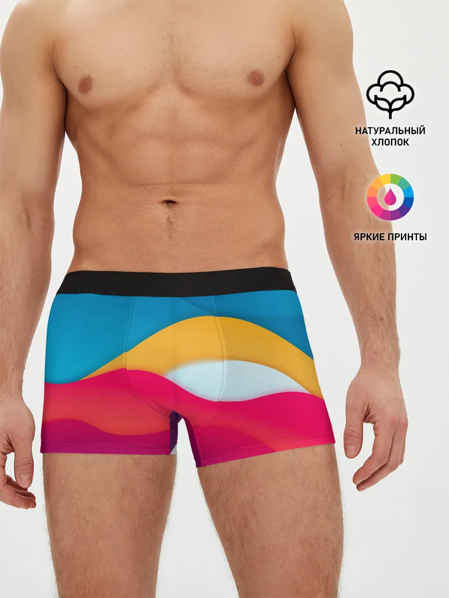 Мужские трусы боксеры / Палитра Цвета
