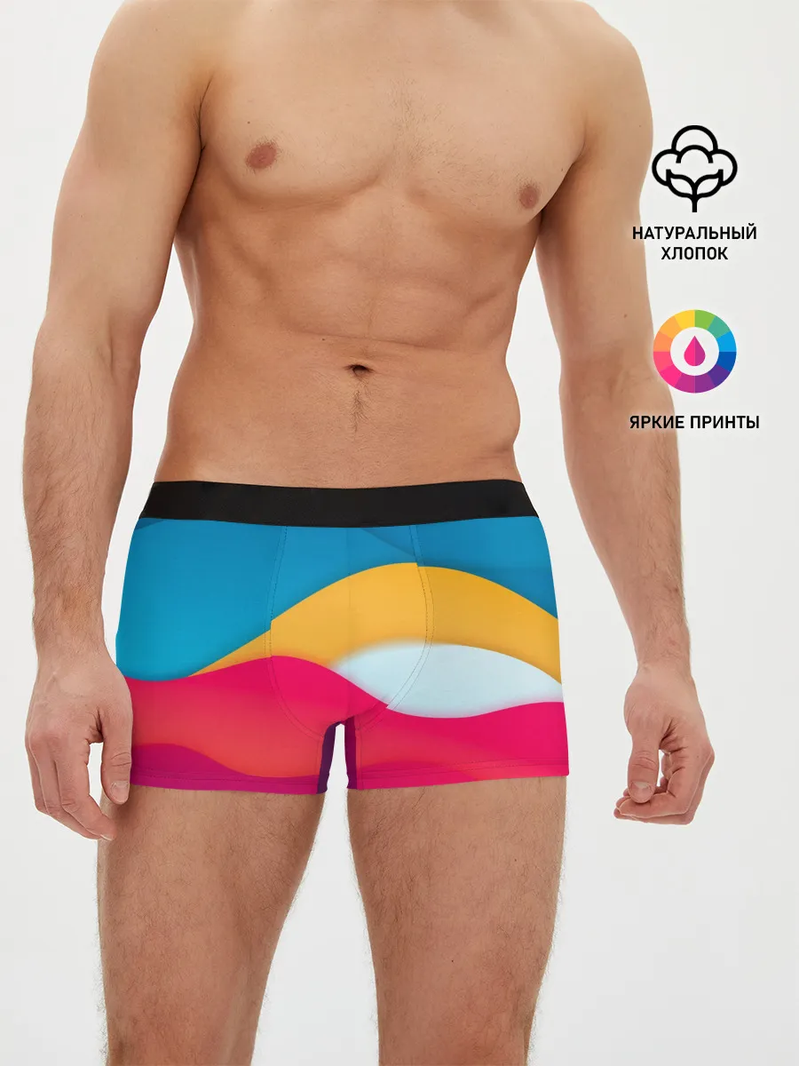 Мужские трусы боксеры / Палитра Цвета
