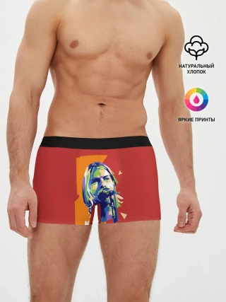 Мужские трусы боксеры / Kurt Cobain