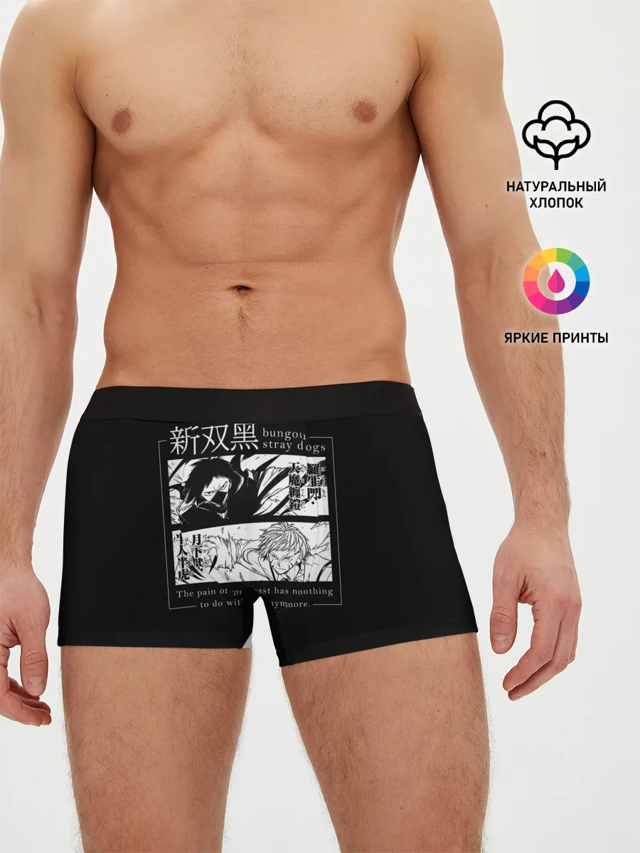 Мужские трусы боксеры / Бродячие псы Ацуши и акутагава