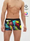 Мужские трусы боксеры / Красочные кубы
