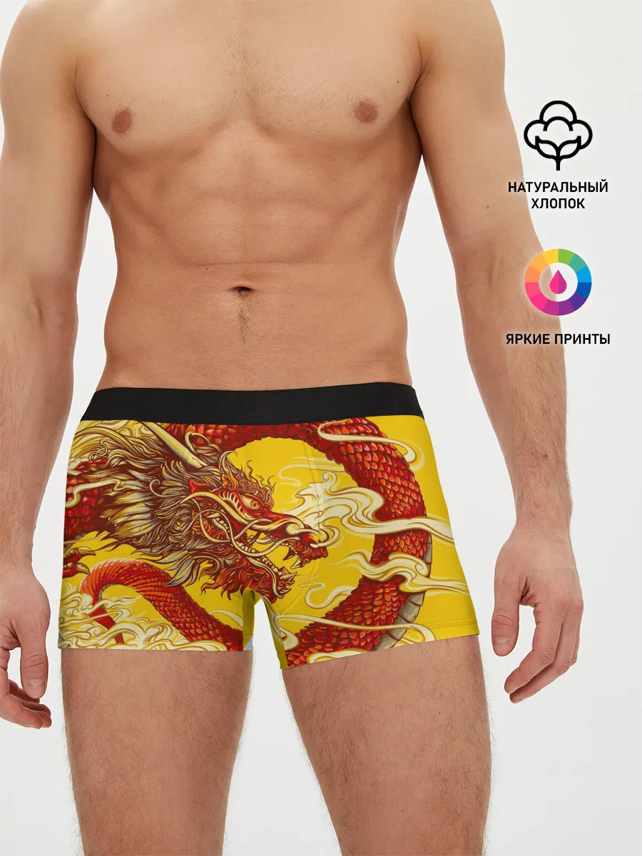 Мужские трусы боксеры / Китайский Дракон, China Dragon
