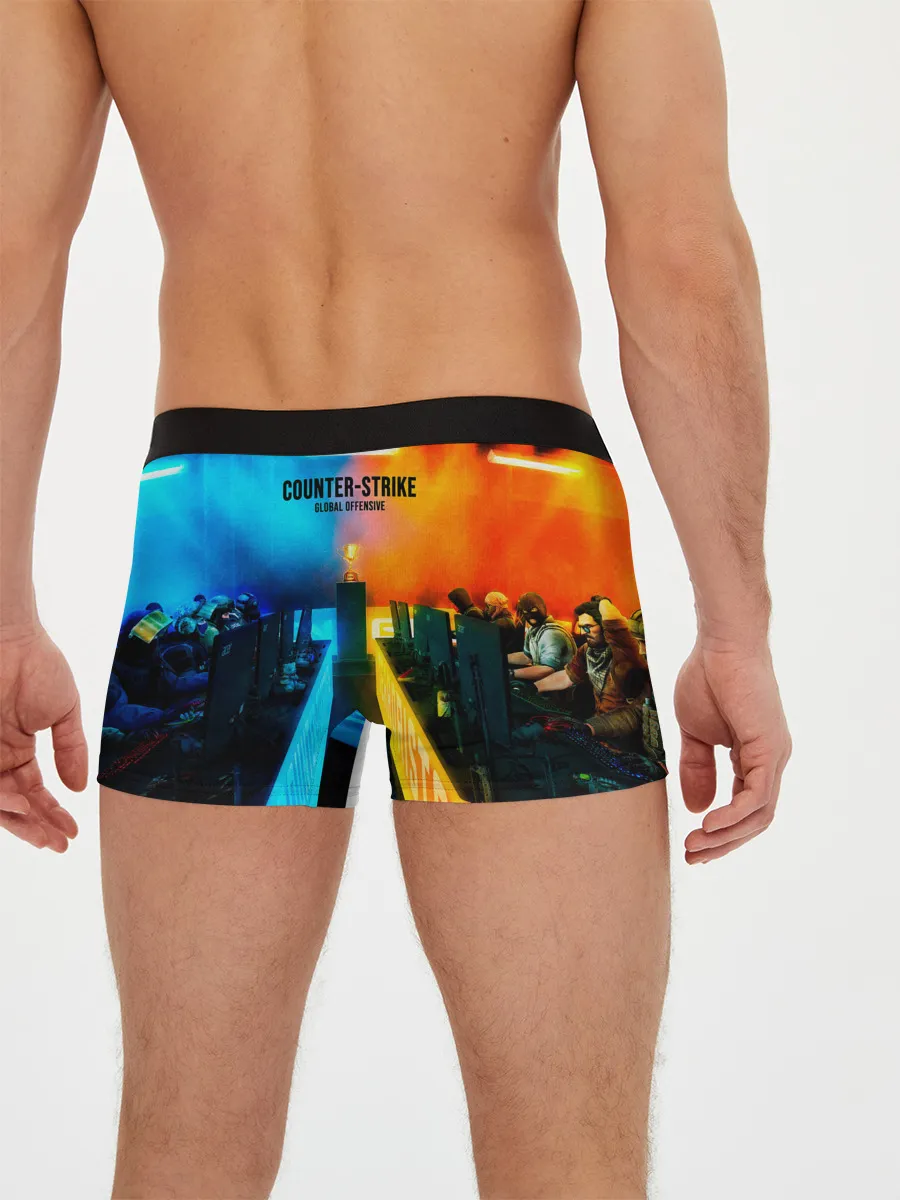 Мужские трусы боксеры / Road to global elite