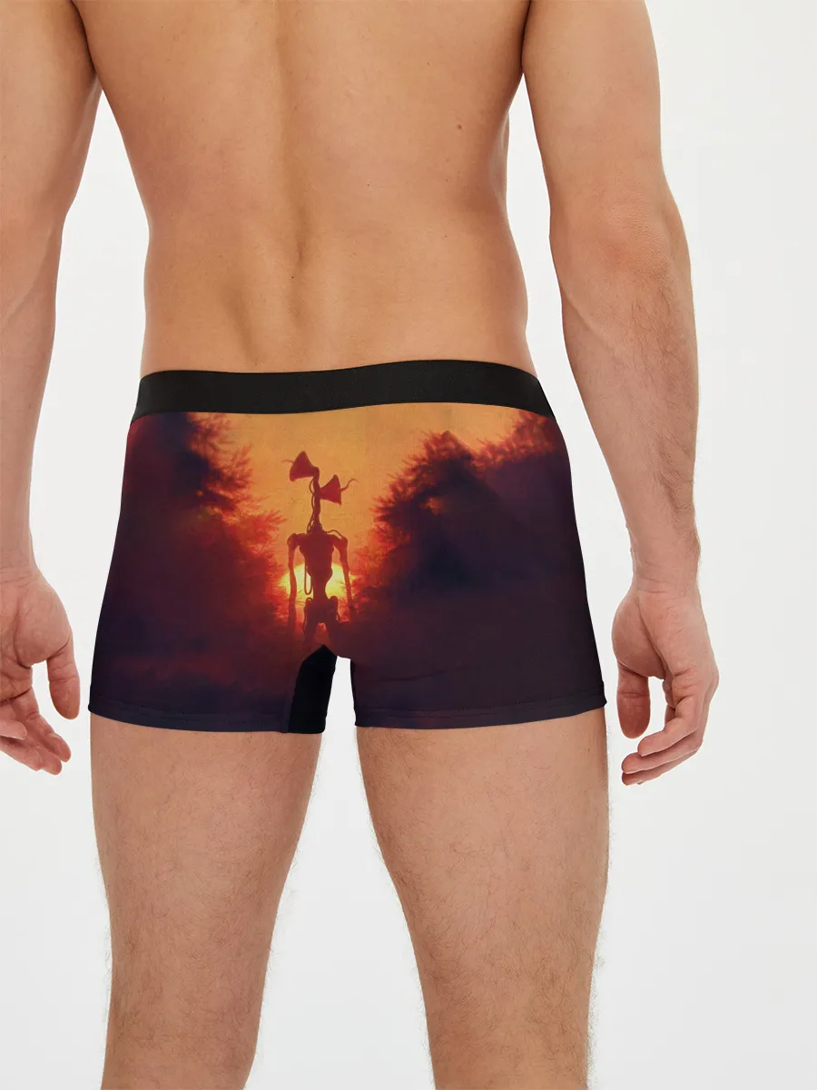 Мужские трусы боксеры / СИРЕНОГОЛОВЫЙ ORANGE