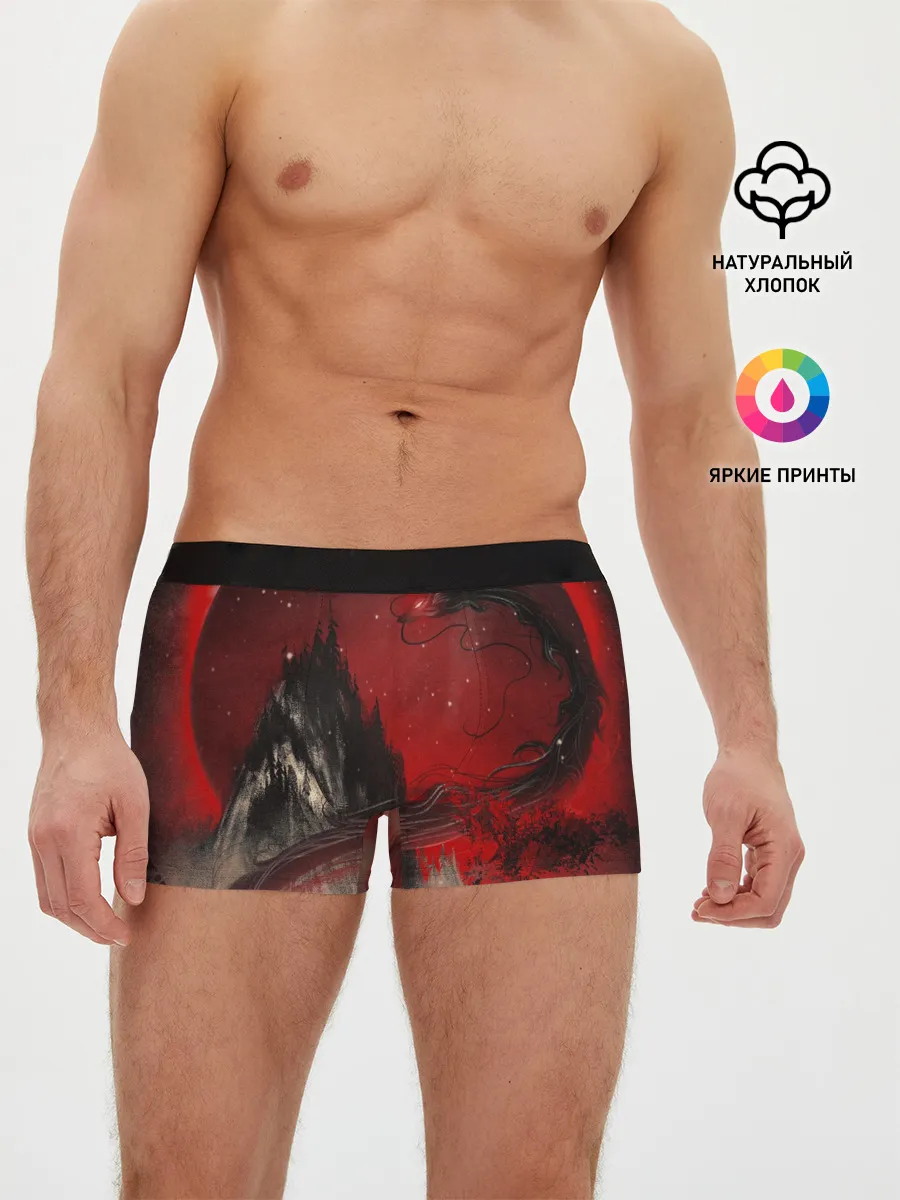 Мужские трусы боксеры / ЗМЕЙ ДРАКОН 3D