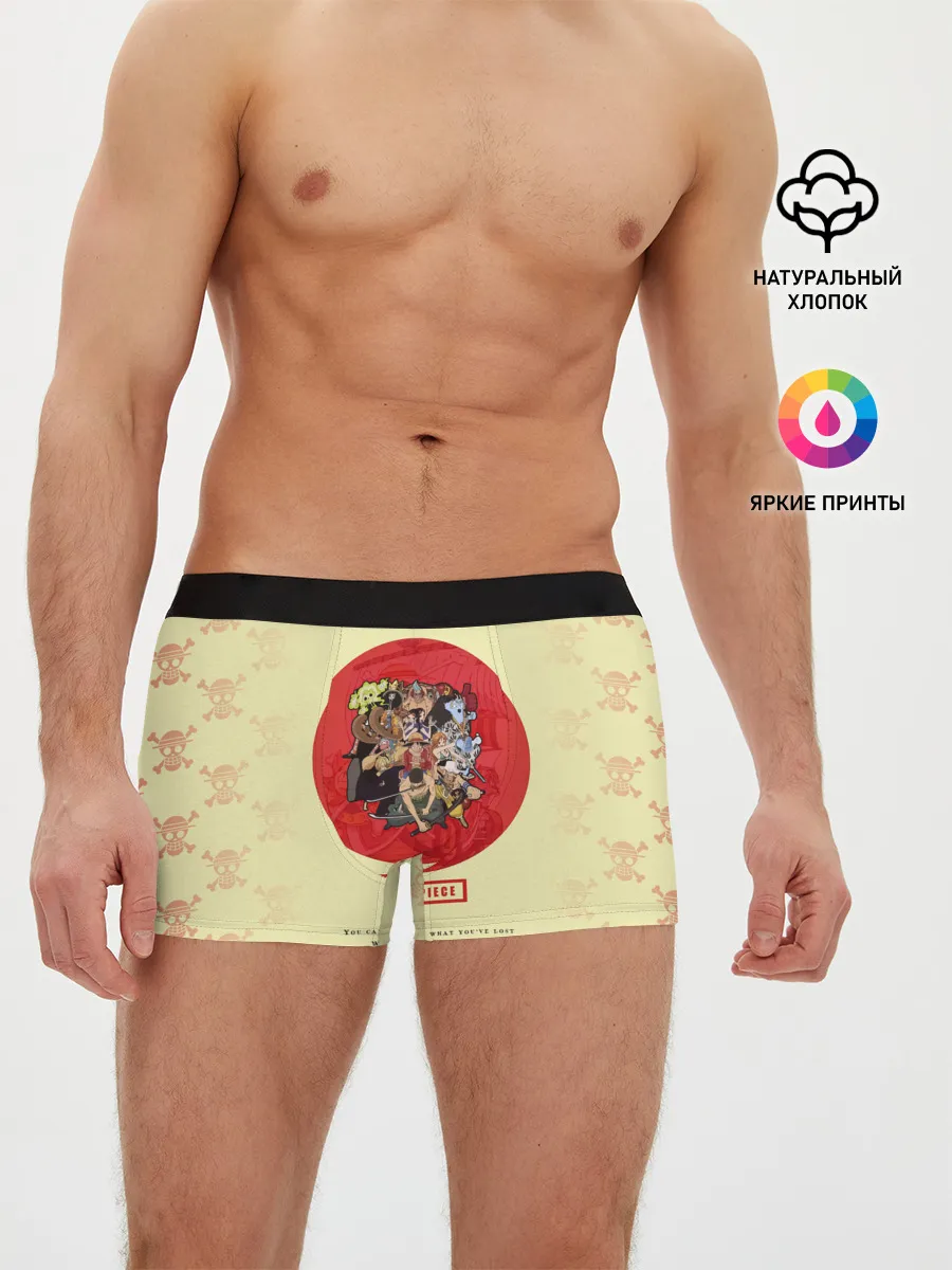 Мужские трусы боксеры / Пираты Соломенной Шляпы | One Piece