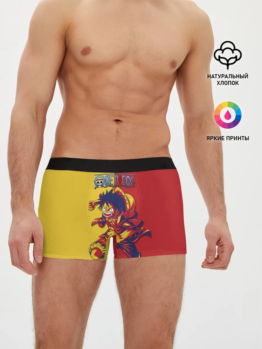 Мужские трусы боксеры / Удар Луффи | One Piece