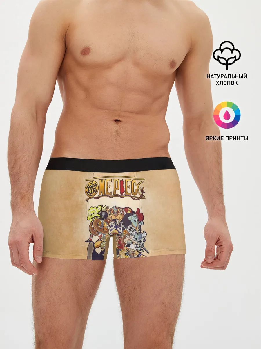 Мужские трусы боксеры / Пираты Соломенной Шляпы | One Piece