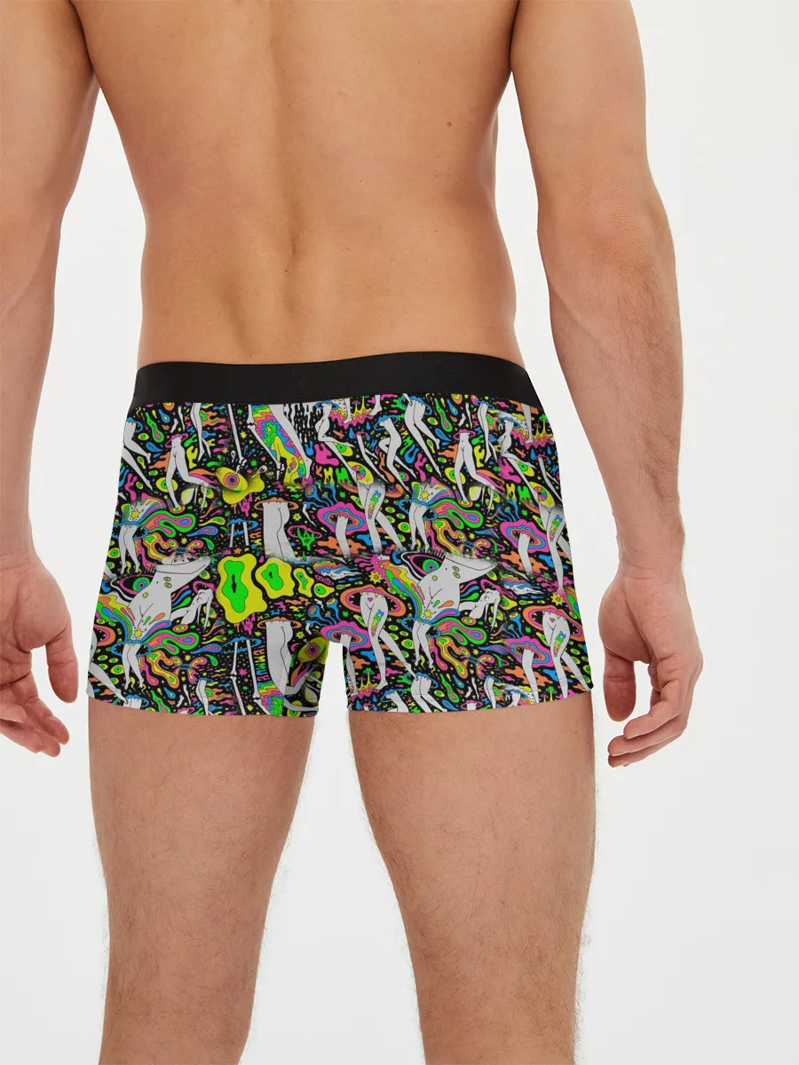 Мужские трусы боксеры / Психоделика / Абстракция