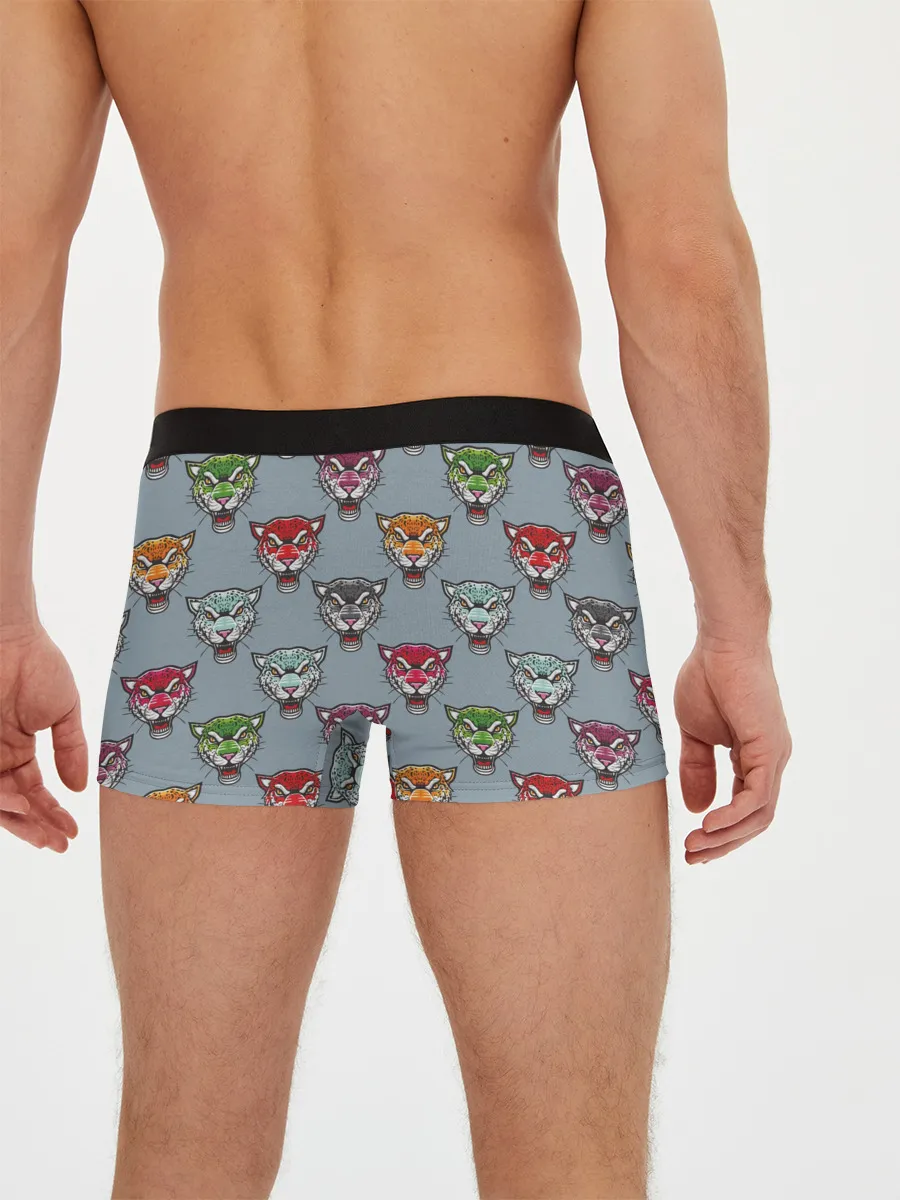 Мужские трусы боксеры / Леопард