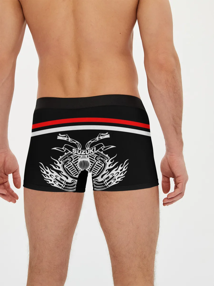 Мужские трусы боксеры / SUZUKI / СУЗУКИ / BIKER