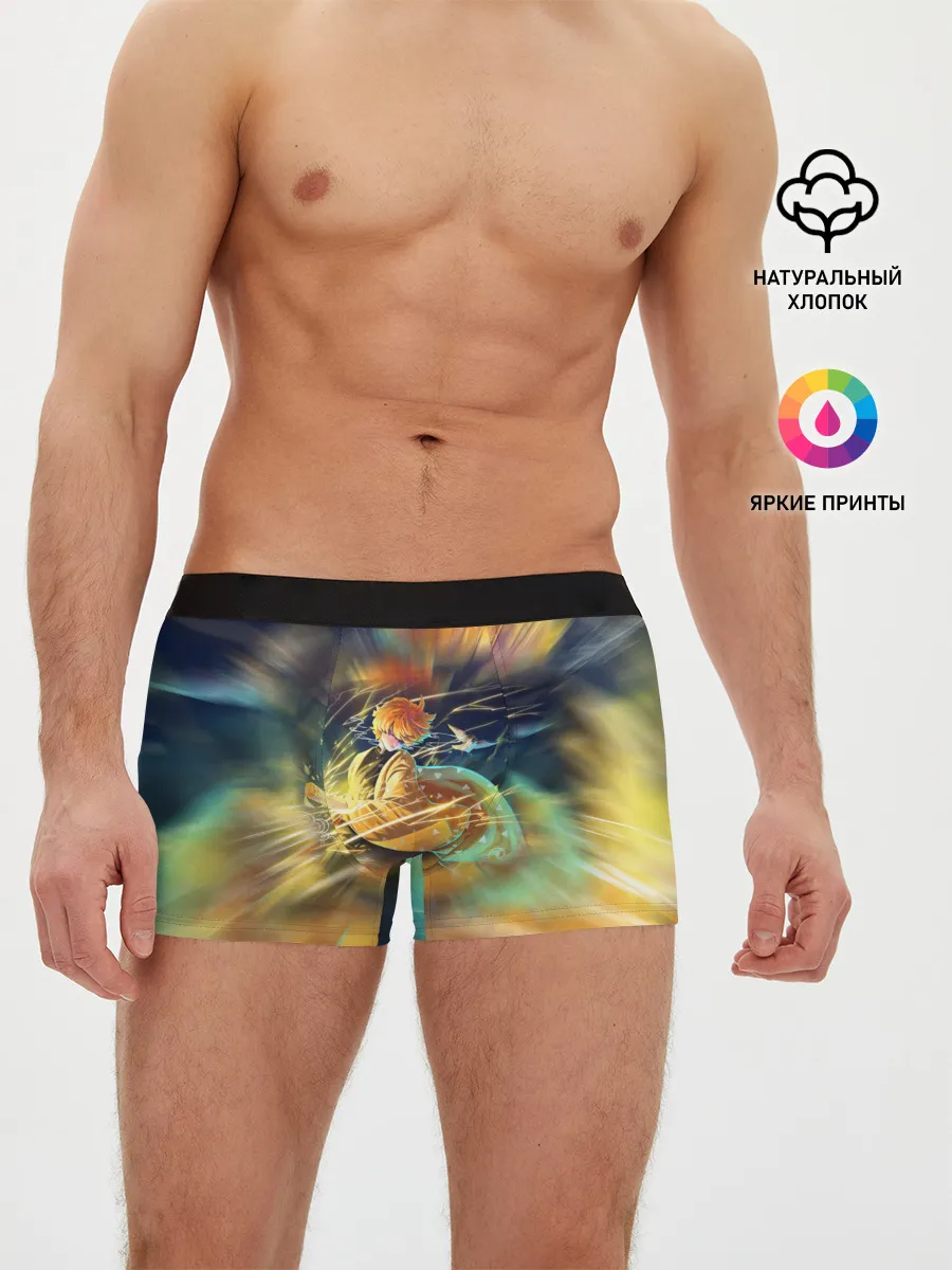 Мужские трусы боксеры / ZENITSU | ЗЕНИТСУ | DEMON SLAYER