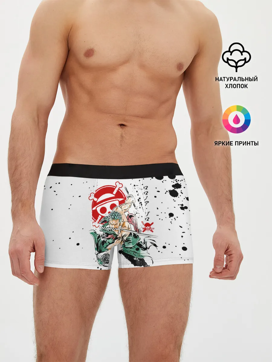 Мужские трусы боксеры / Ророноа Зоро пират Соломенной Шляпы