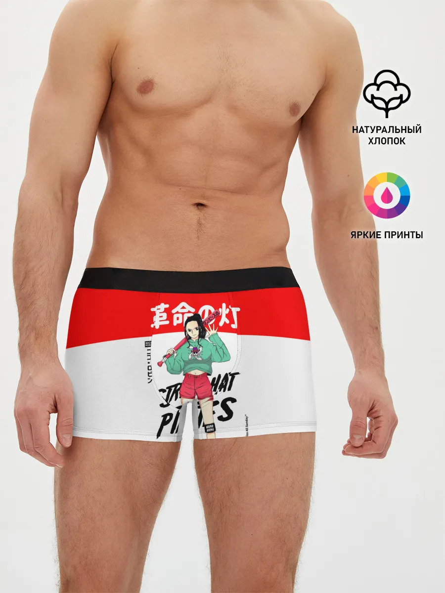 Мужские трусы боксеры / Нико Робин | One Piece. Большой куш