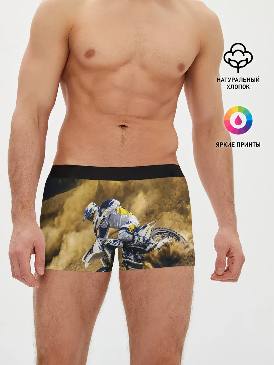 Мужские трусы боксеры / HUSQVARNA / ХУСКВАРНА / SPORT