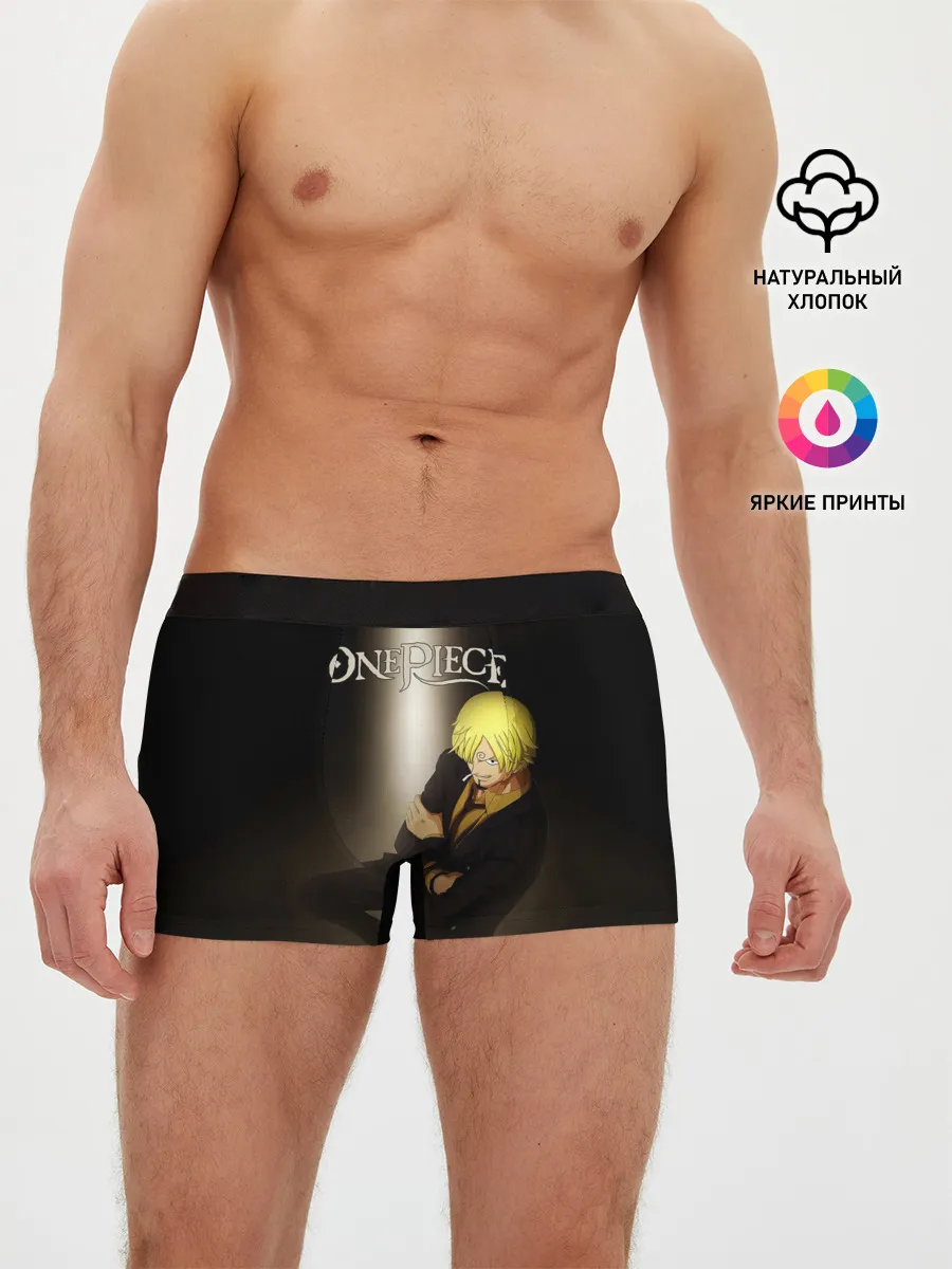 Мужские трусы боксеры / Винсмок Санджи | One Piece. Большой куш