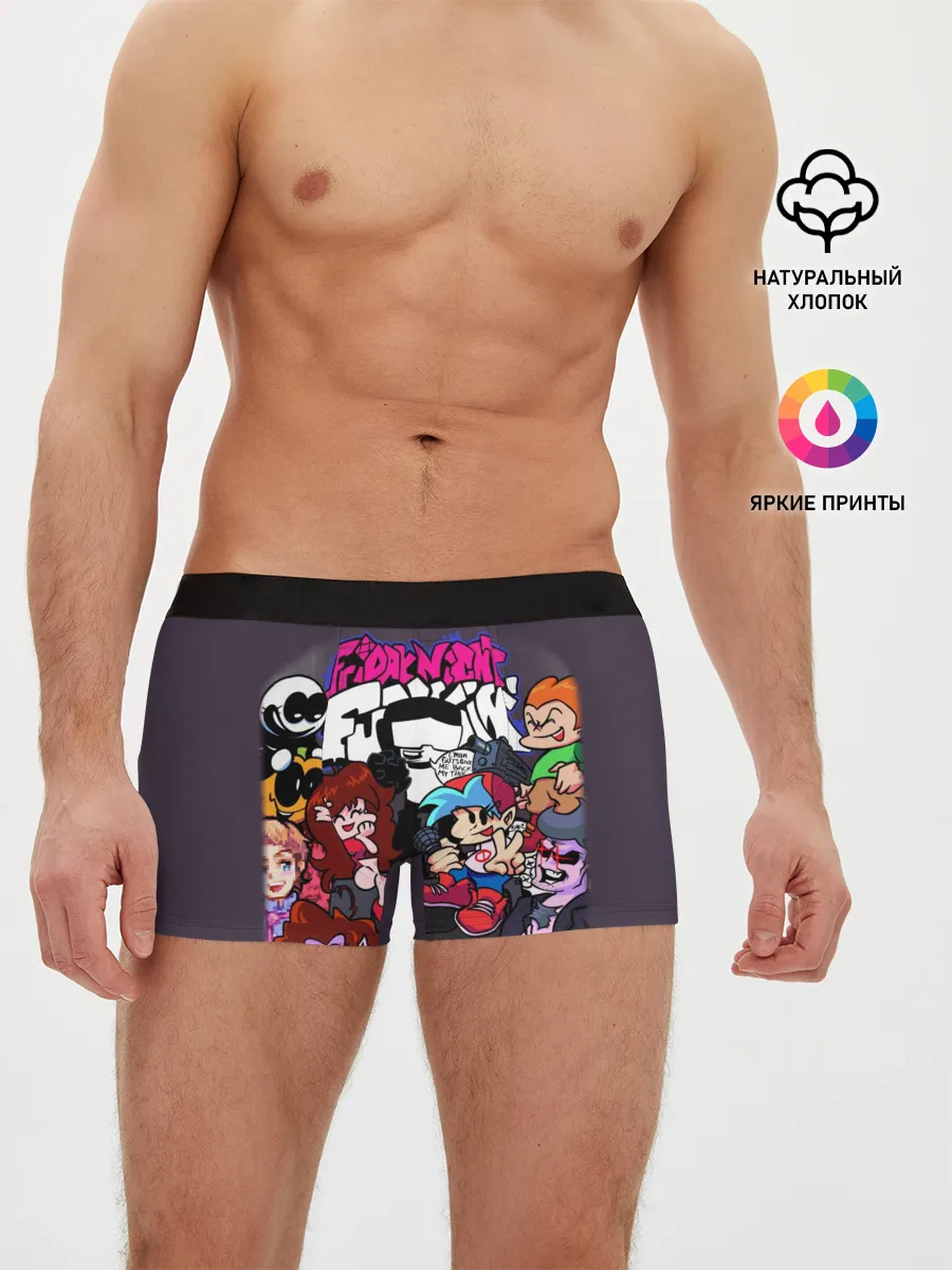 Мужские трусы боксеры / Friday Night Funkin персонажи